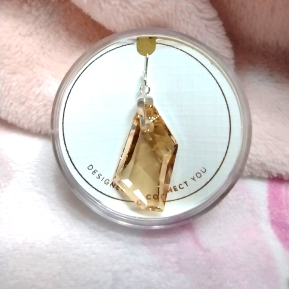 ALEX AND ANI Crystal Golden Shadow Charm